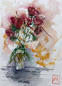 Watercolor, Graphite. 2020, December 08