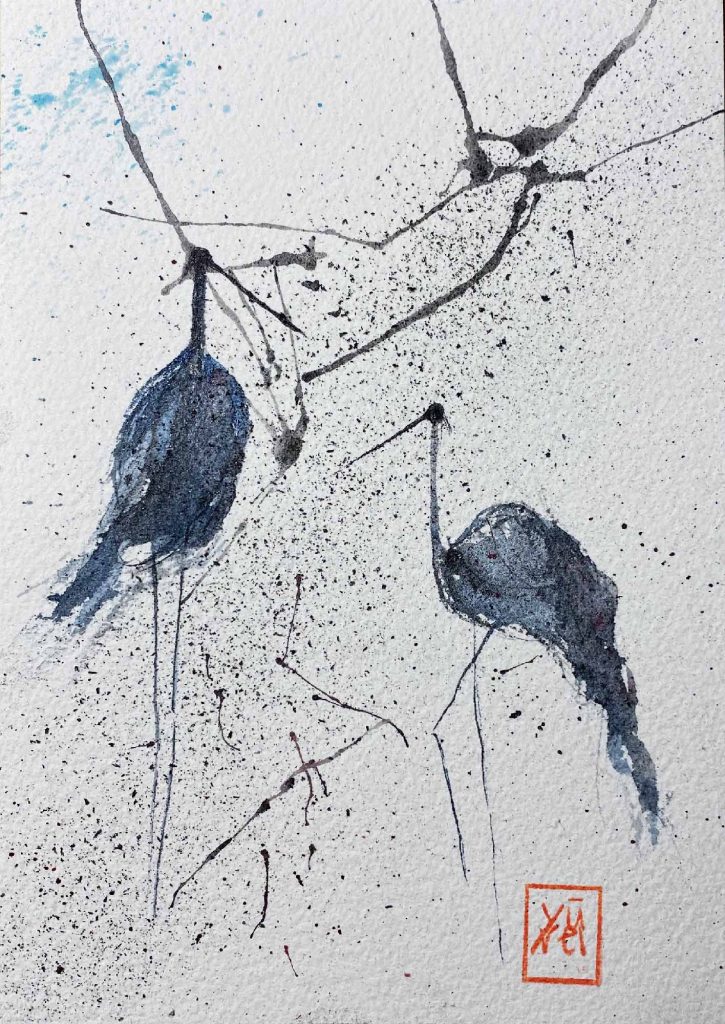 Watercolor, Graphite. 2020, November 22