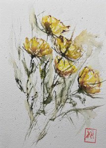 Watercolor, Graphite. 2020, December 11