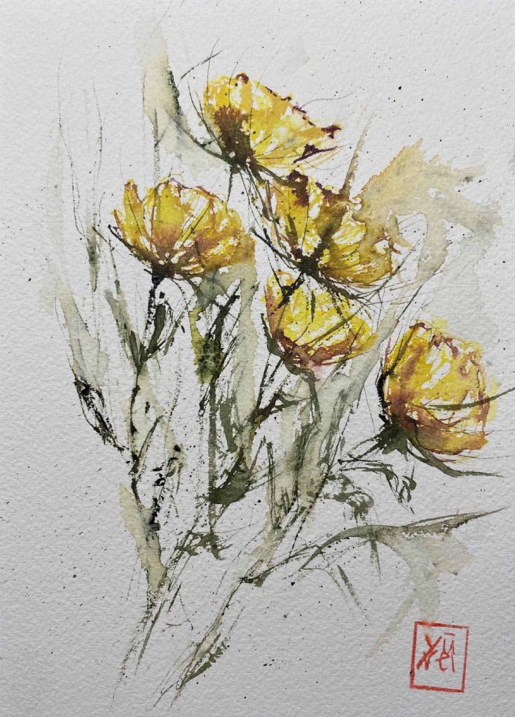 Watercolor, Graphite. 2020, December 11